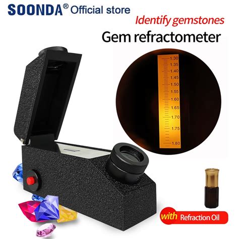 refractometer for minerals|gem refractive index tester.